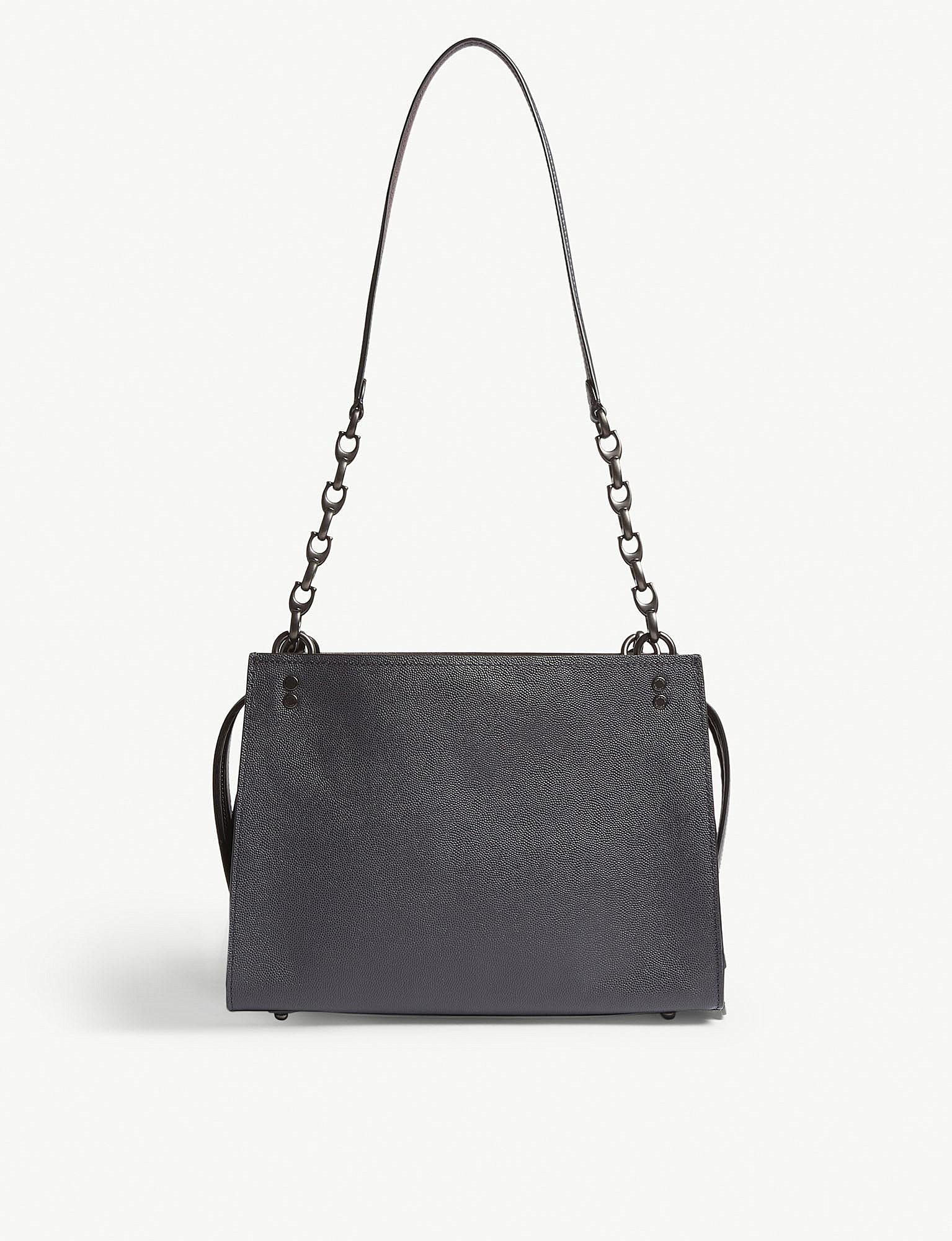 ladies navy shoulder bags