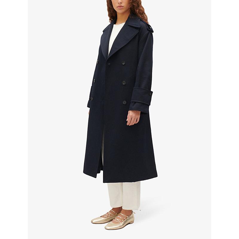 Claudie Pierlot single-breasted mid-length coat - Grey