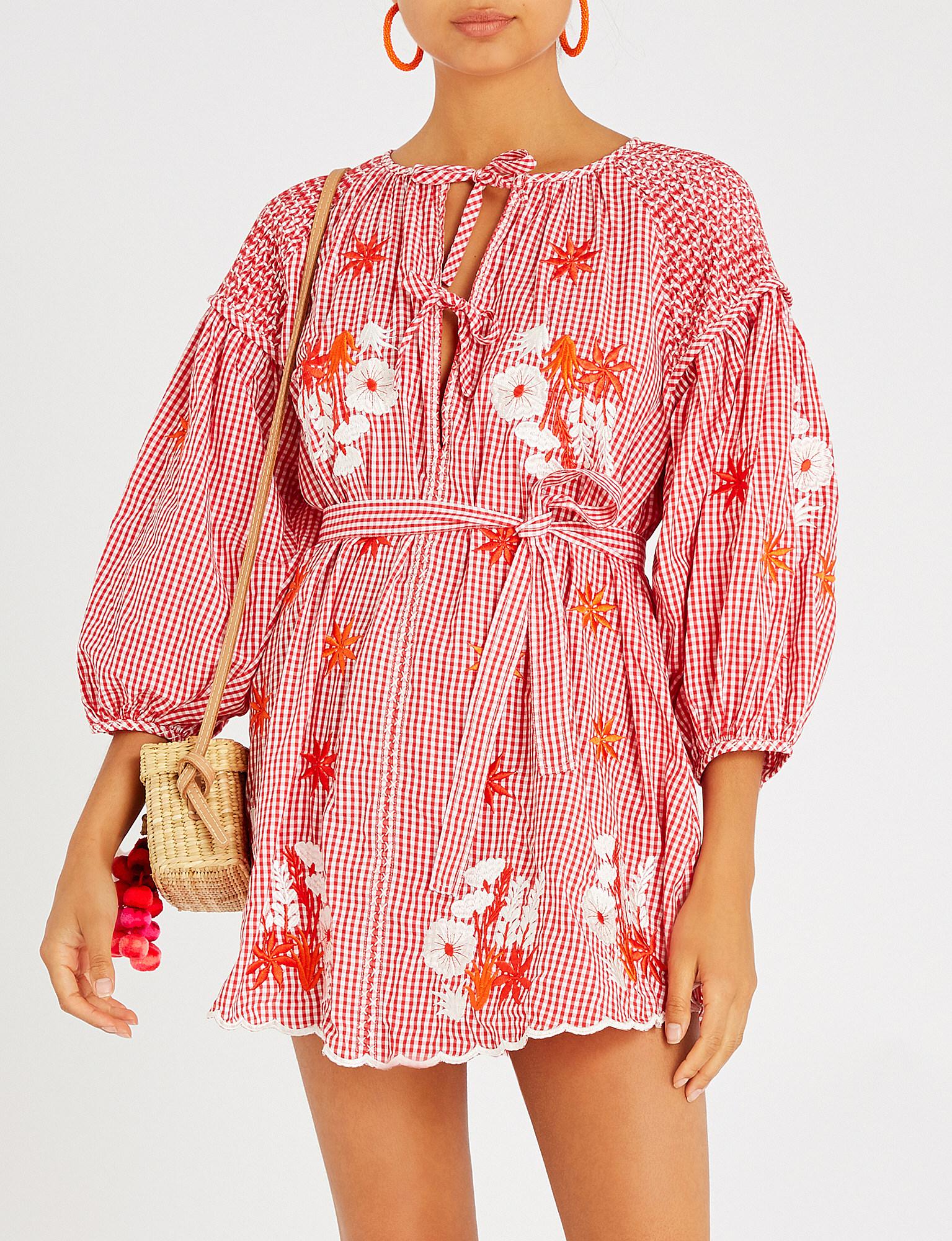 innika choo gingham dress