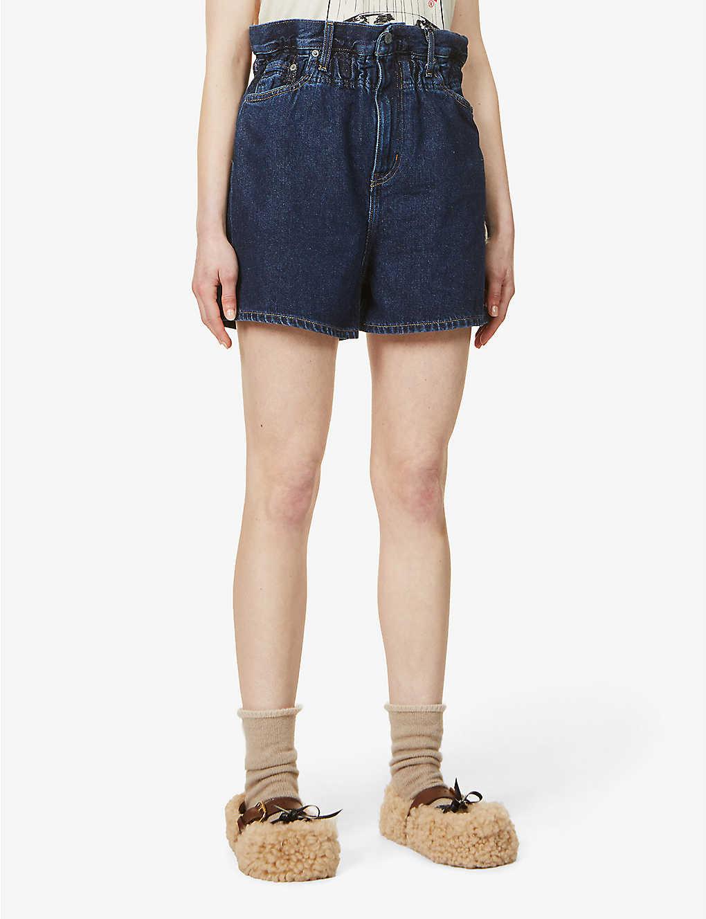 ganni levis shorts