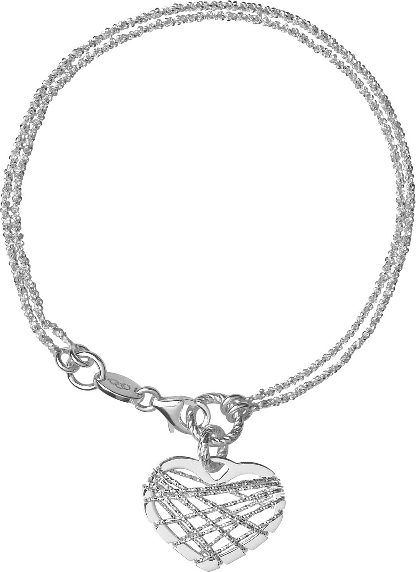 Links Of London Dream Catcher Heart Bracelet In Silver Metallic Lyst