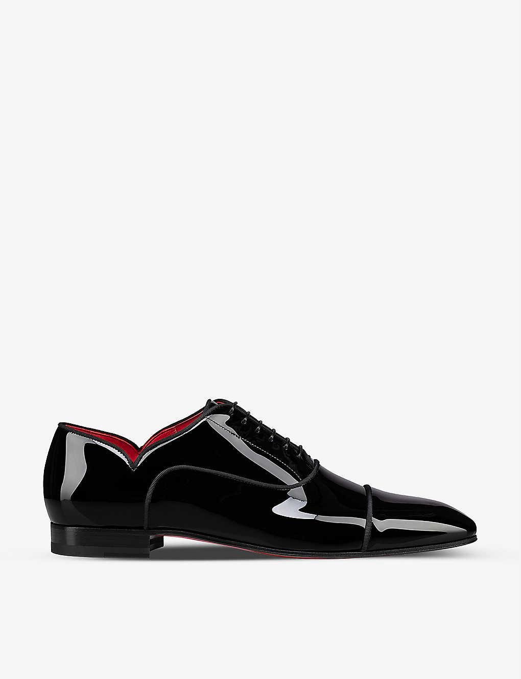 Christian Louboutin Greggy Chick Leather Oxford Shoes In Black For Men Lyst 9880