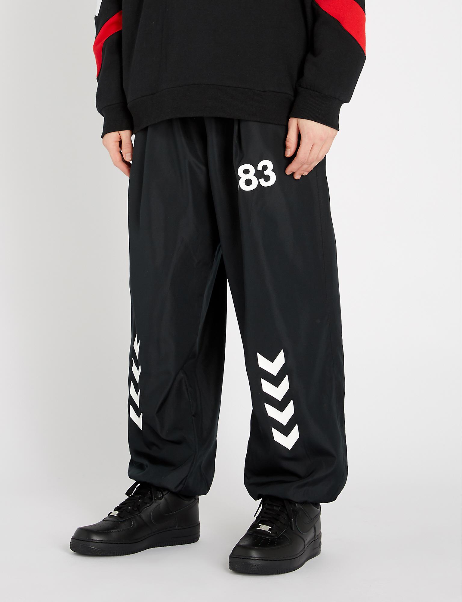 Hummel X Willy Chavarria Graphic-print Shell jogging Bottoms in Black for  Men - Lyst