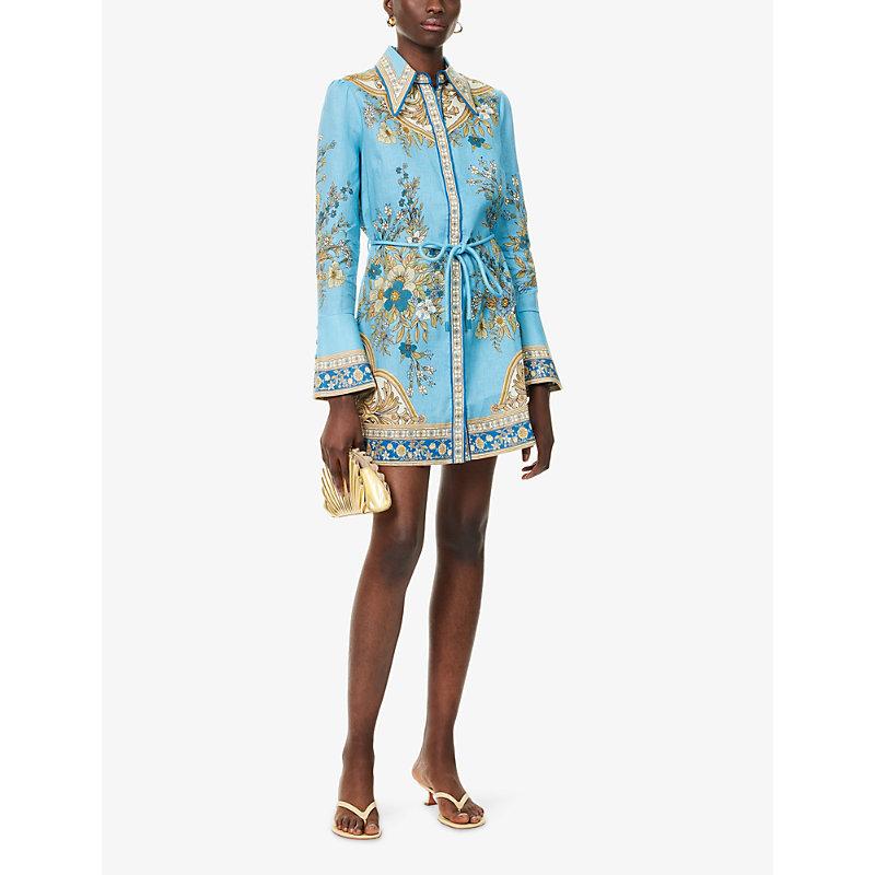 bohemian style mini dress Boho Long Sleeved Short Mini Dress Julia