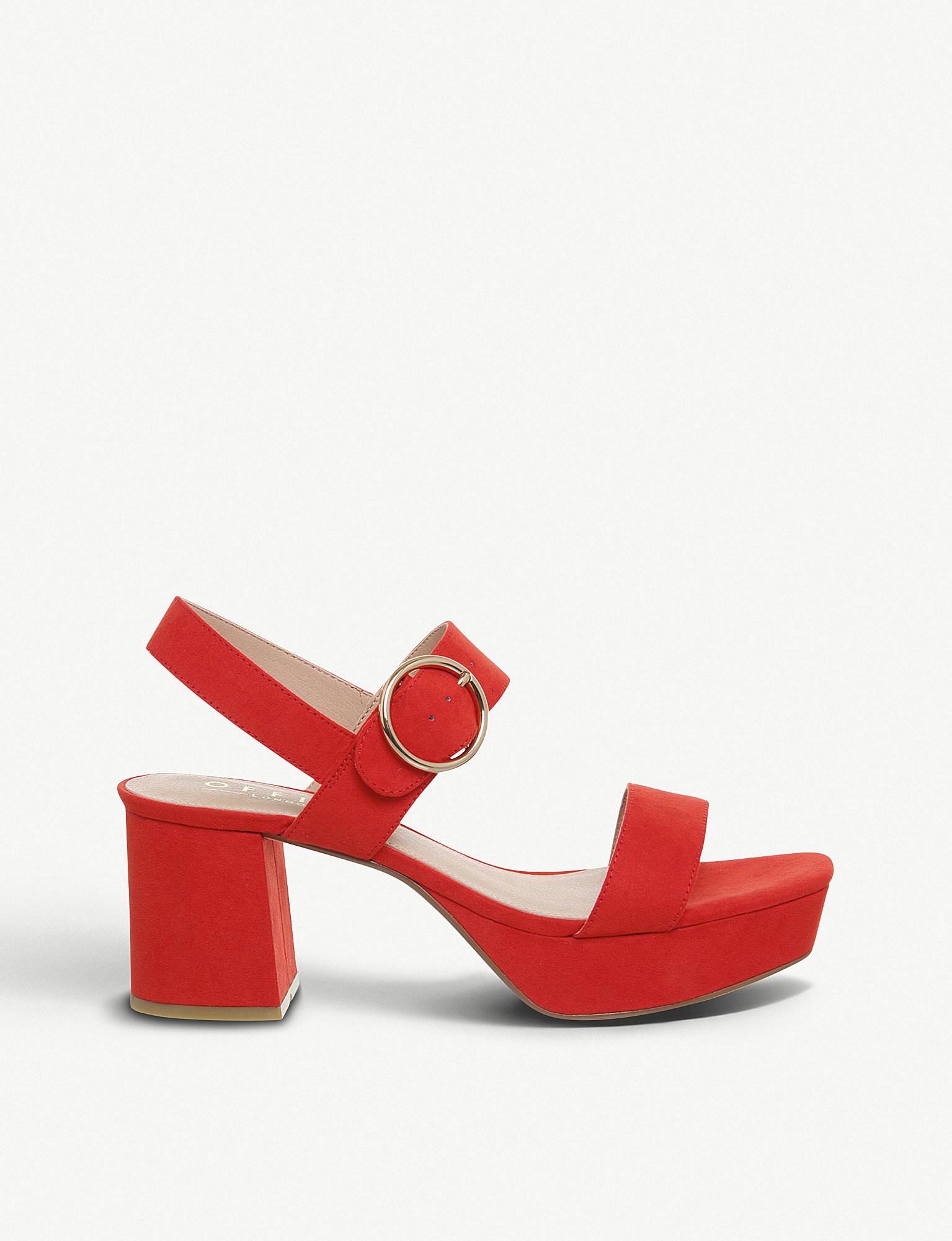 office red sandals