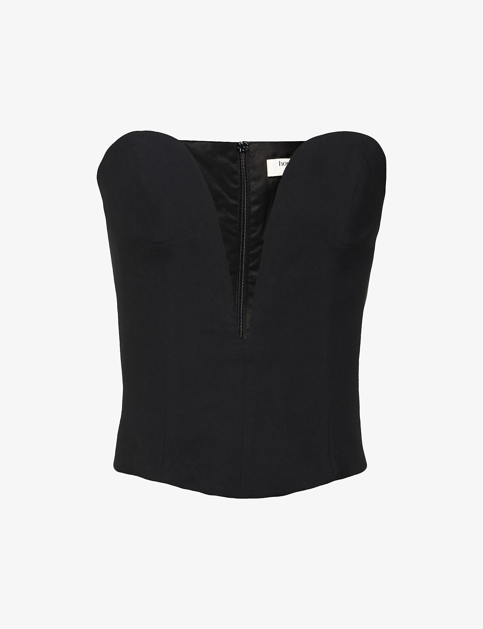 House Of Cb Milena Sleeveless Stretchcrepe Maxi Dress in Black Lyst