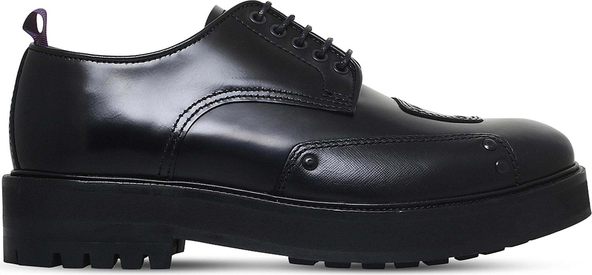 Eytys Kingston Leather Derby Shoes in Black for Men Lyst