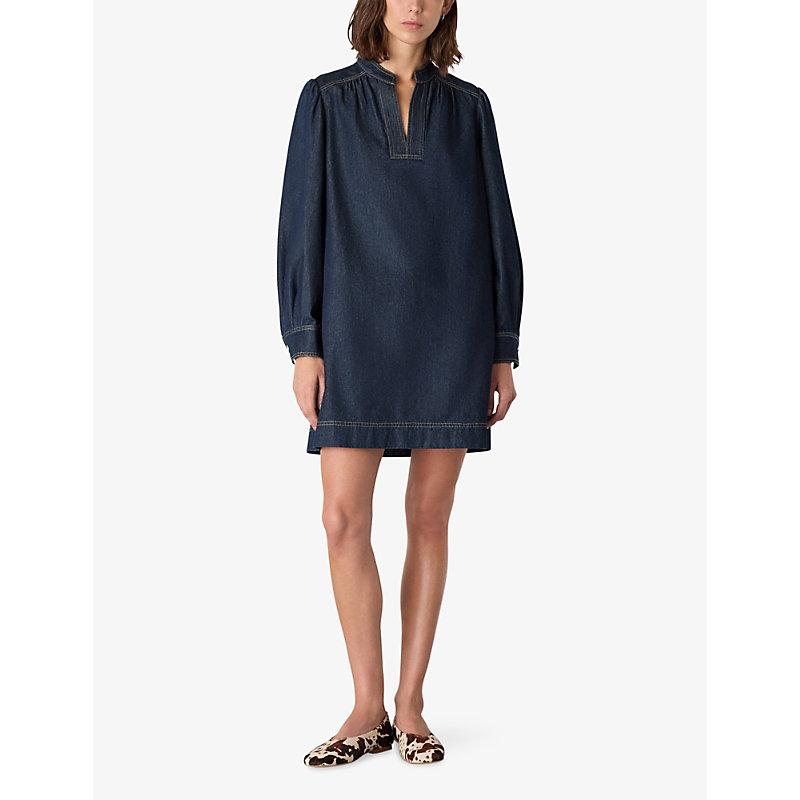 denim dress whistles Whistles Myra Denim Midi Dress Denim Size 6