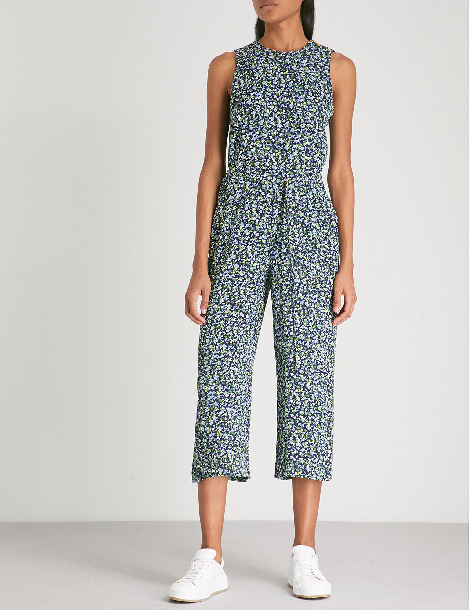michael kors floral jumpsuit