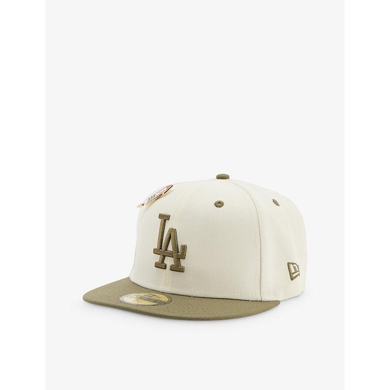 KTZ Los Angeles Dodgers Dog Ear 59fifty Cap in White for Men