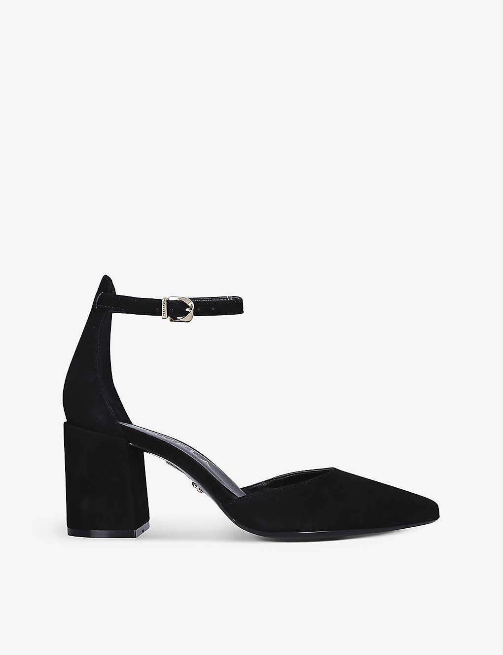 Carvela Kurt Geiger Duet Pointedtoe Suede Heels in Black Lyst UK