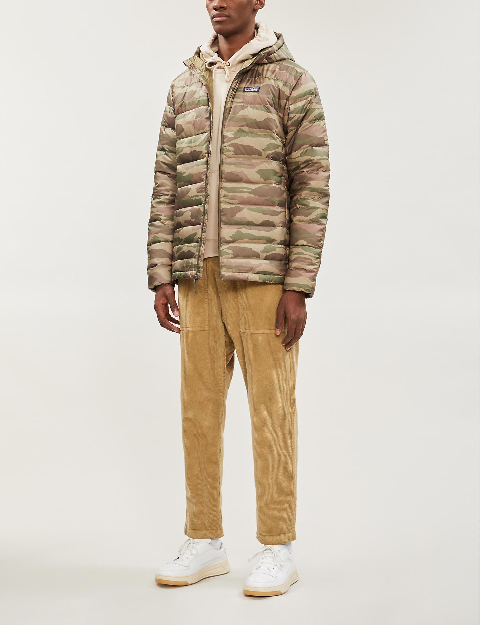 patagonia camo down jacket