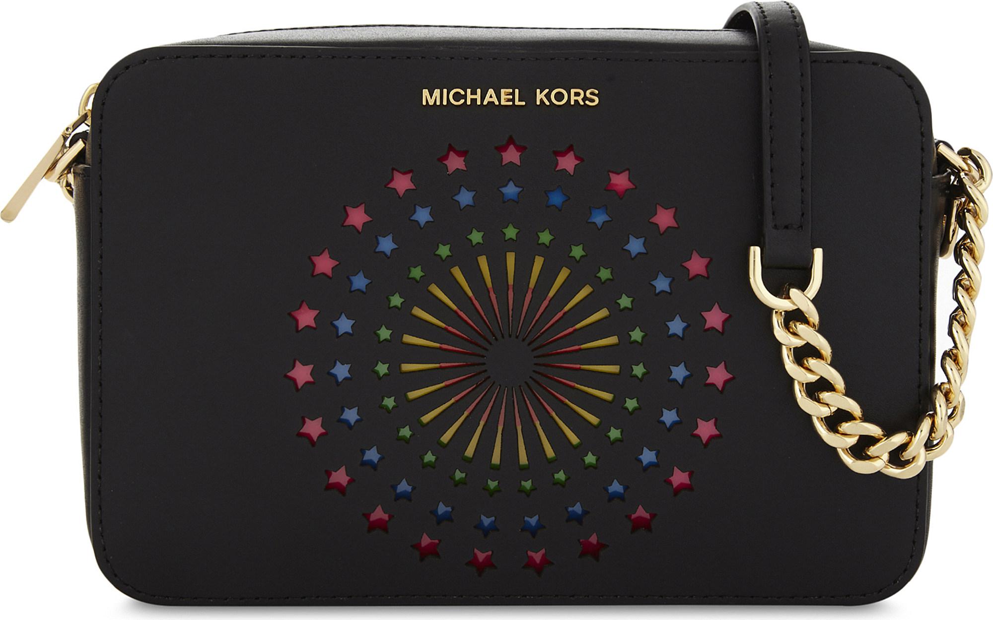 MICHAEL Michael Kors Ginny Leather Light-up Cross-body Bag in