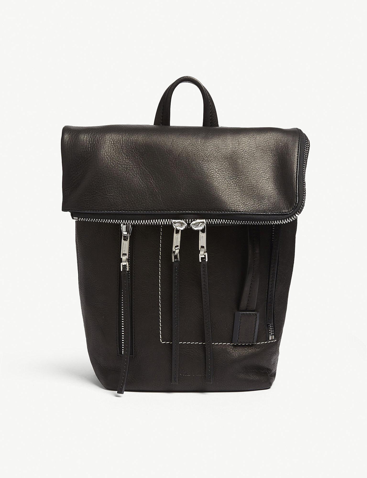 mini leather duffle bag