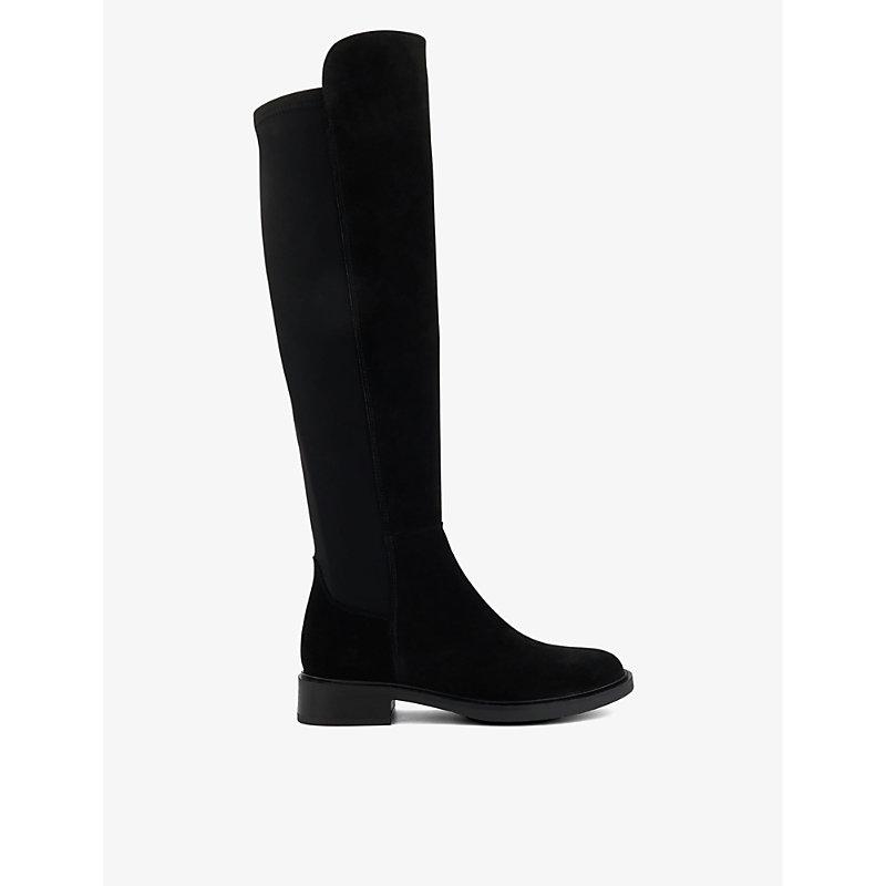 Dune knee high flat boots sale