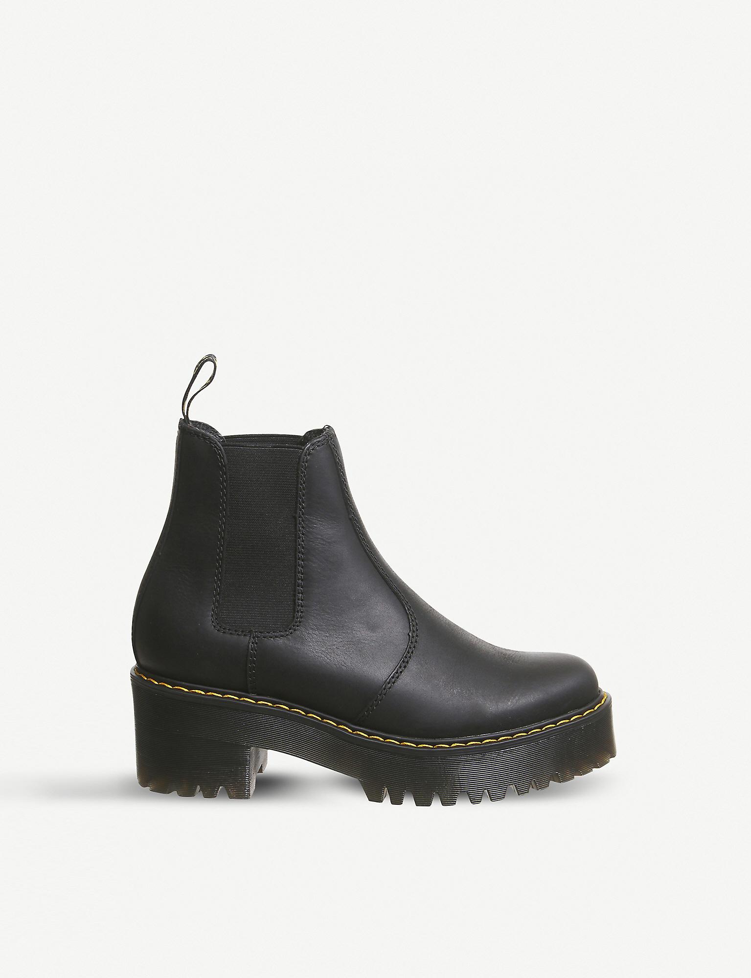 Dr. Martens Leather Rometty Chelsea Boots in Black Lyst