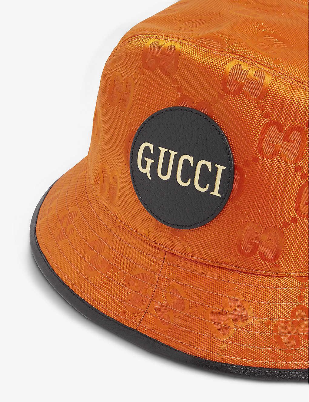 gucci orange bucket hat