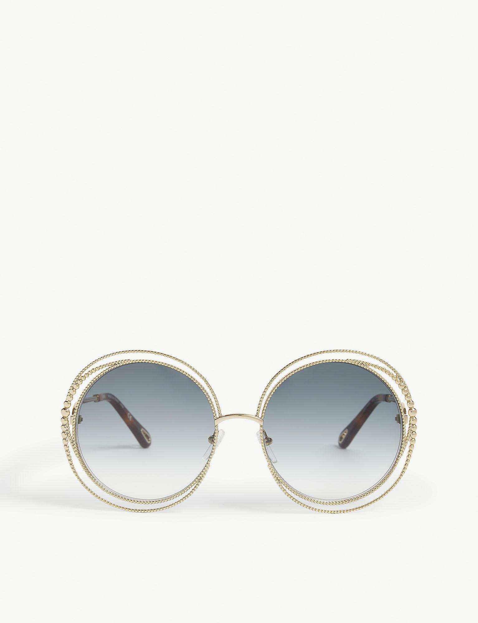 chloe round glasses