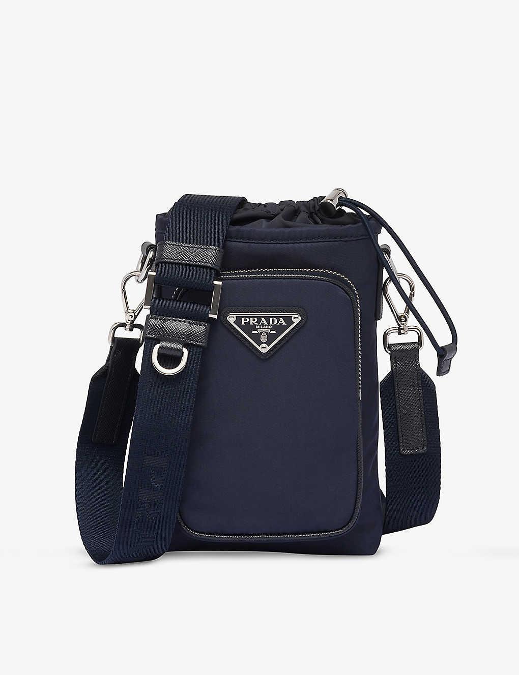Prada Re Nylon Smartphone Case in Blue for Men Lyst