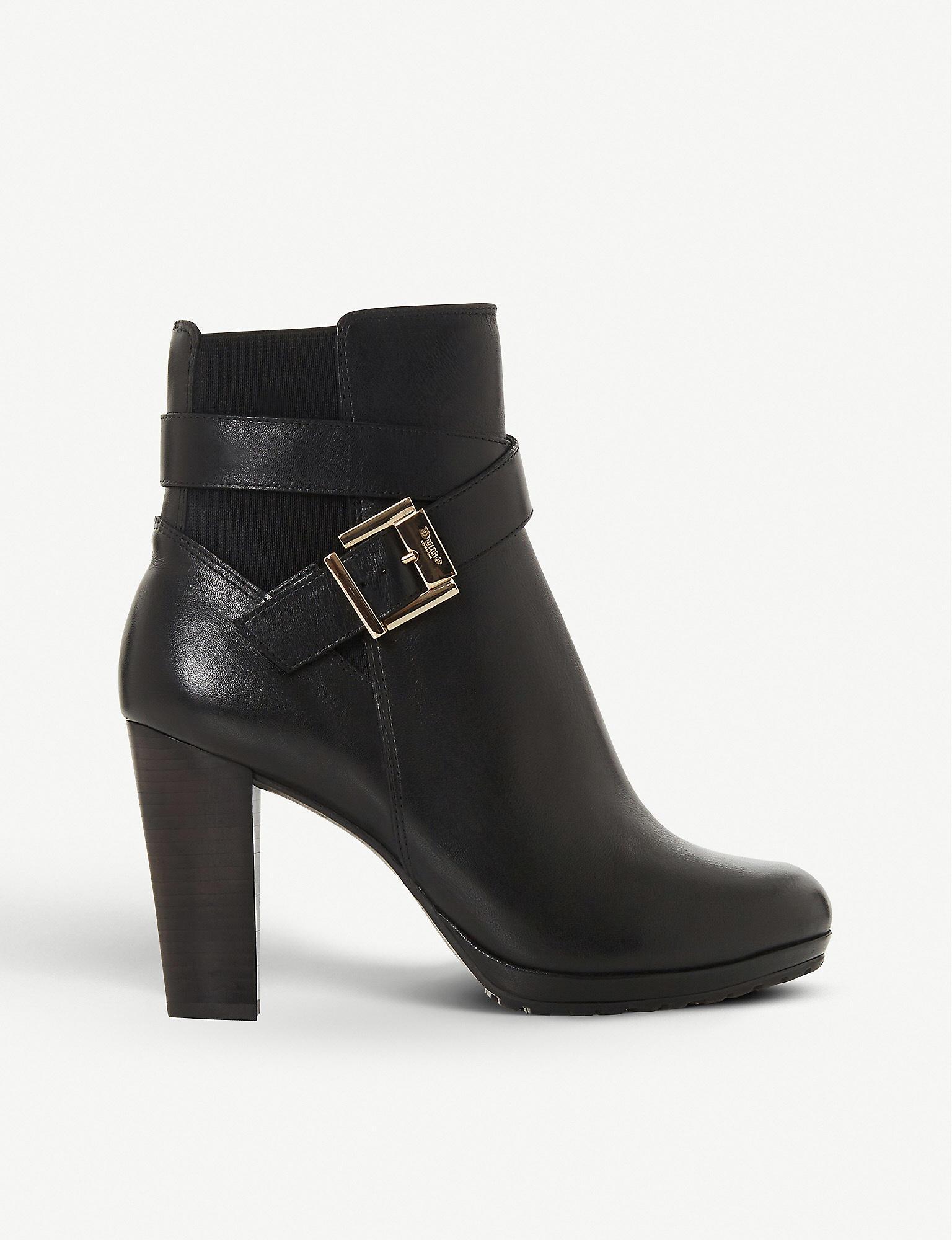 Dune Orrion Leather Ankle Boots in 