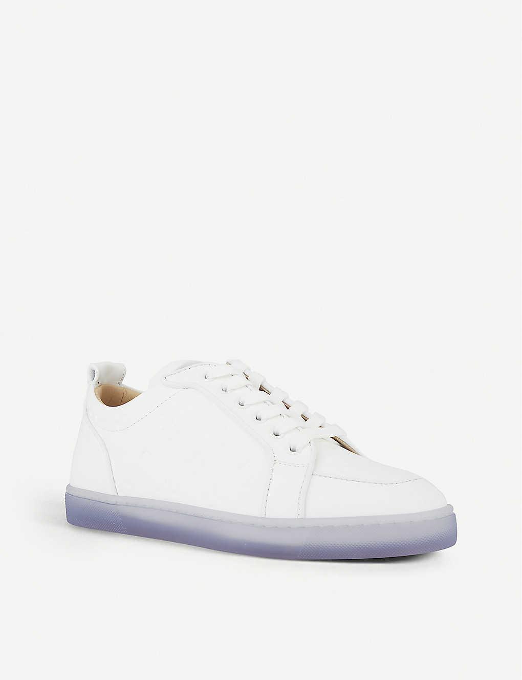 skildpadde Svække Give Christian Louboutin Rantulow Logo-embossed Leather Trainers in White for  Men - Lyst