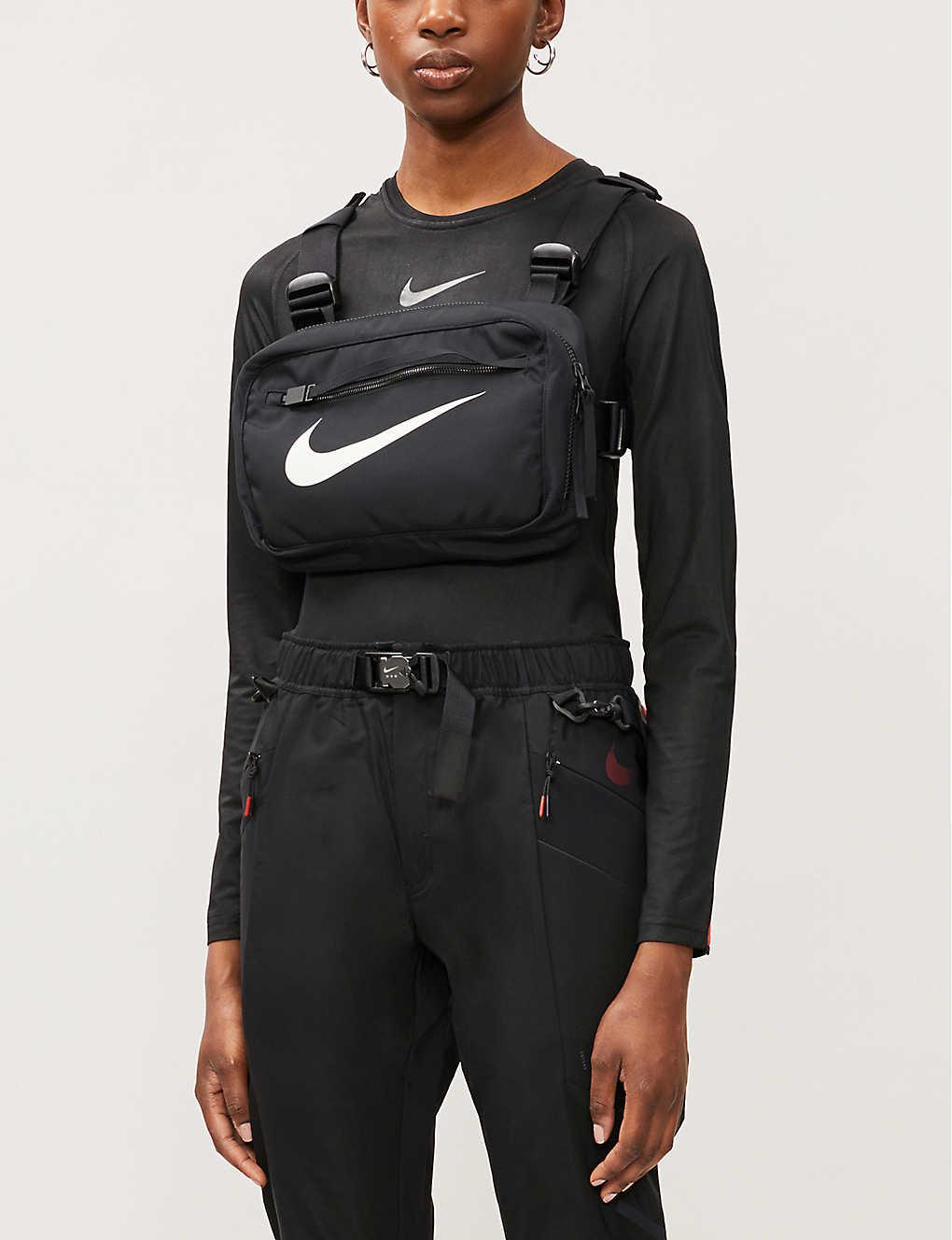 Nike X Matthew M Williams Branded Shell Chest Rig in Black 
