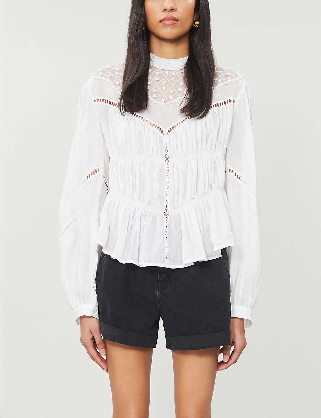 TOPSHOP Balloon Fit Denim Shorts in Black Lyst Canada