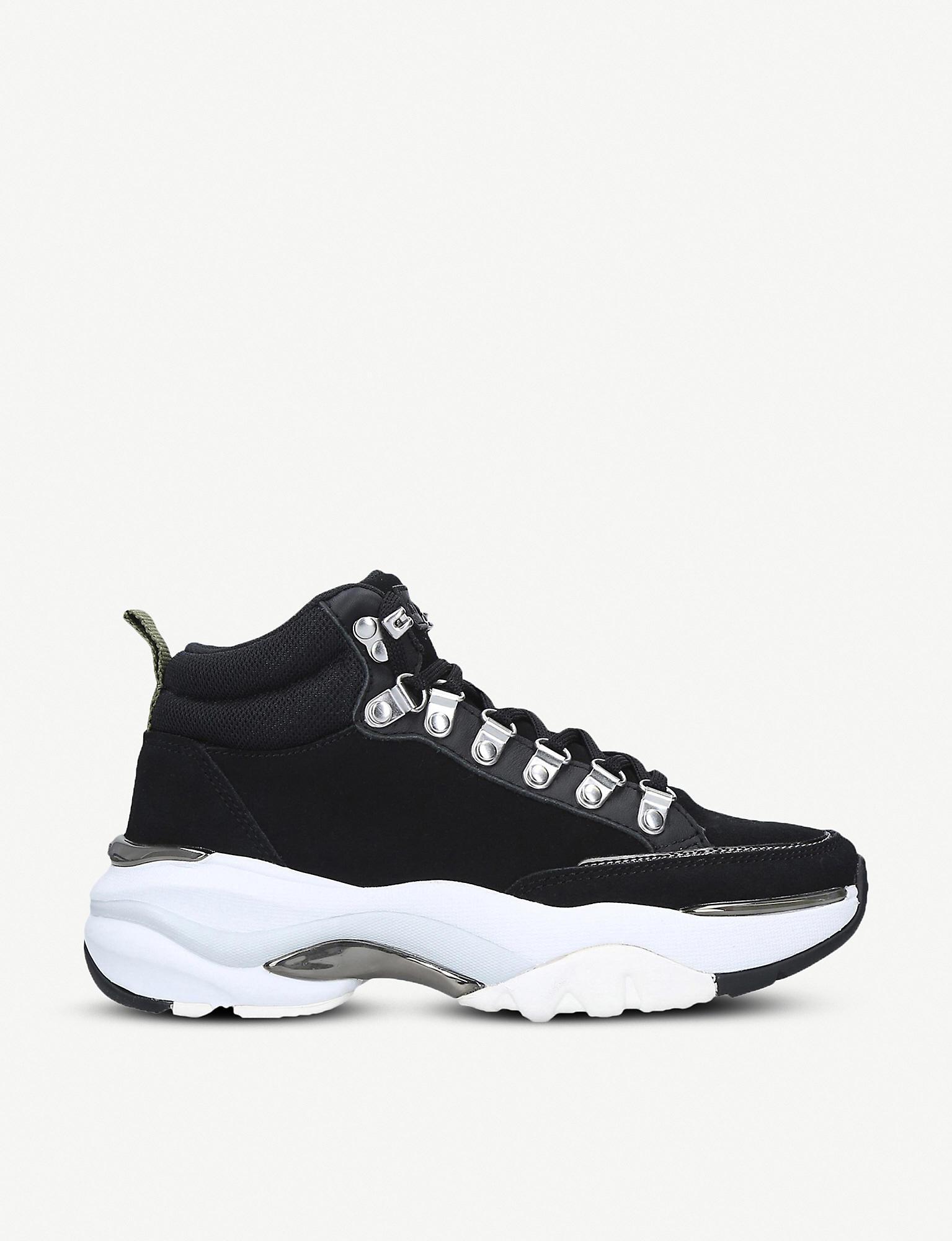 kurt geiger bond black suede