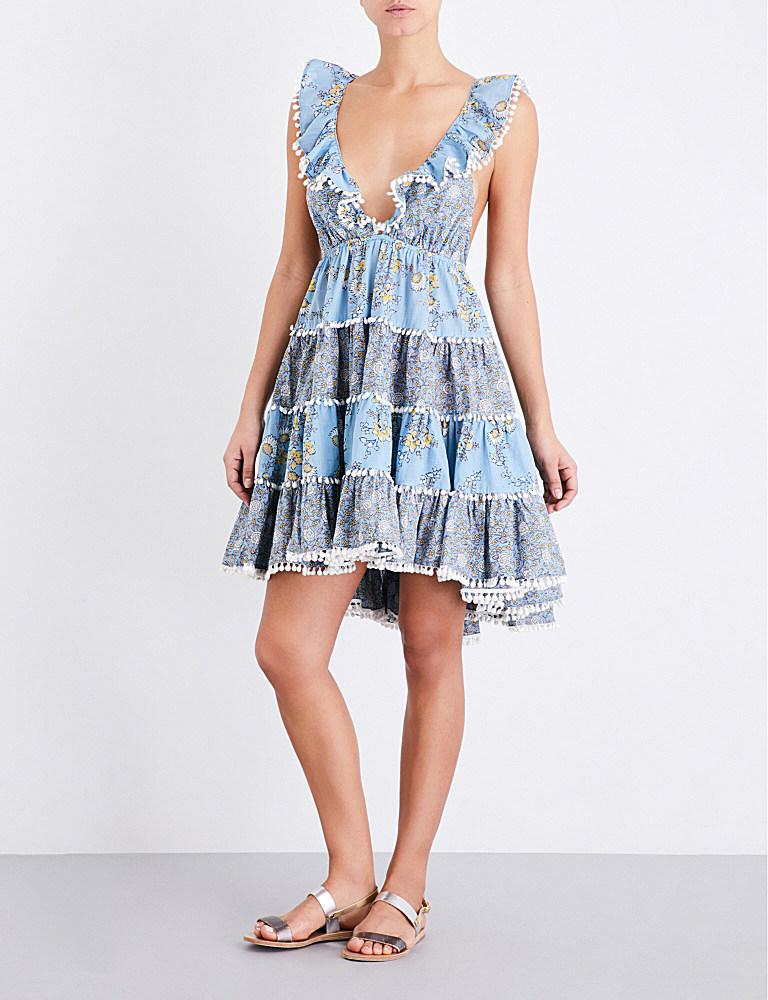 Zimmermann Caravan Tiered Sun Dress 