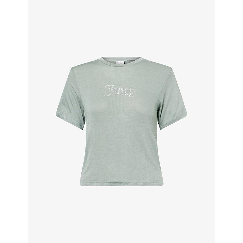JUICY COUTURE★ラインストーンロゴ 半袖 T-shirt JC174 Juicy Couture T-shirts for Women | Online Sale up to 70% off