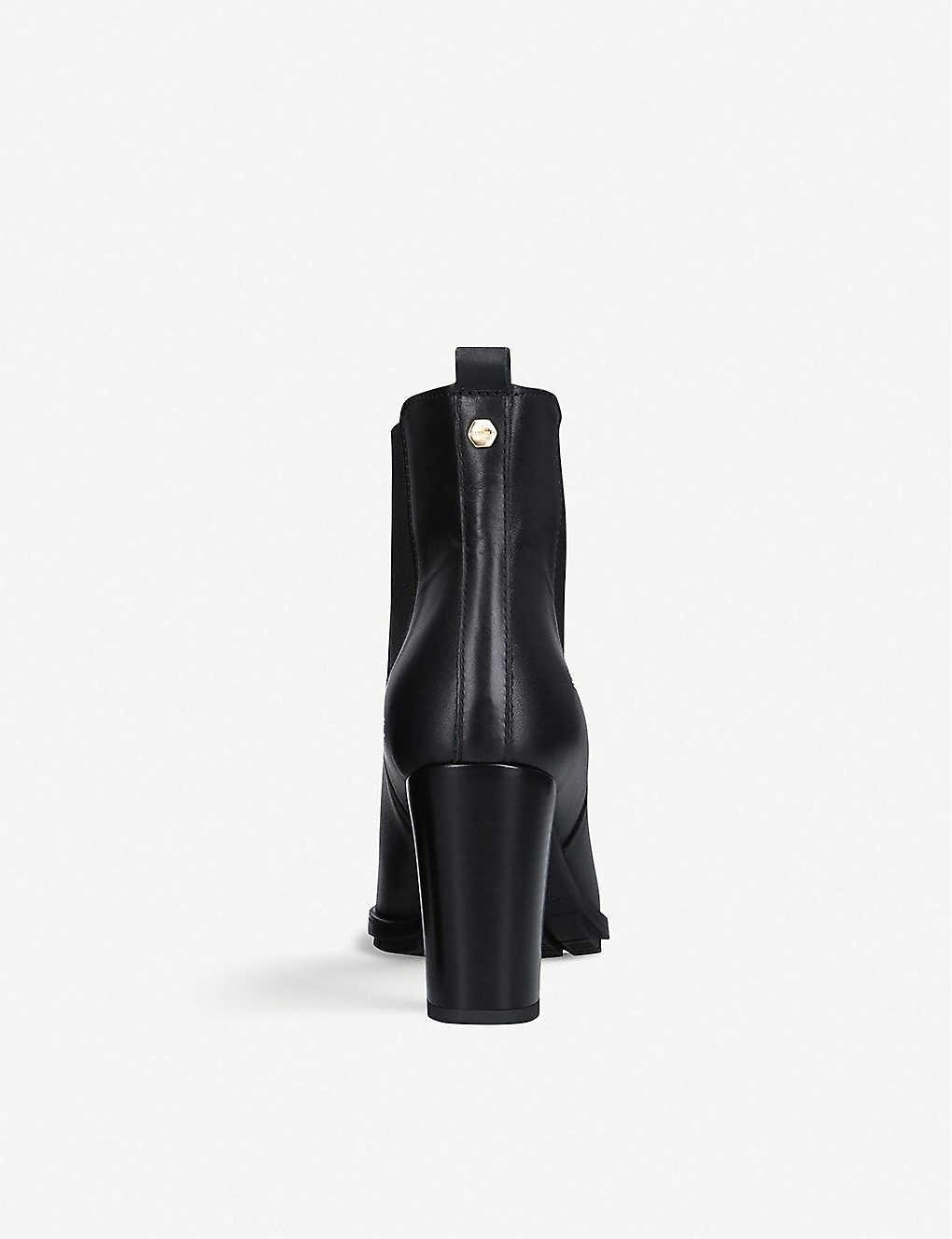 Carvela Kurt Geiger Leather Block Heel 