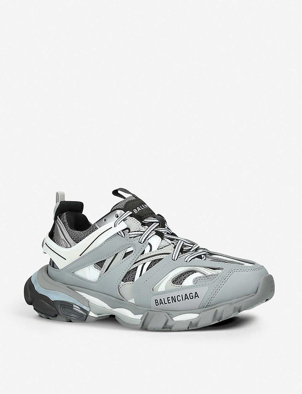 Balenciaga Rubber Track Trainers in Grey (Gray) for Men - Save 61% - Lyst