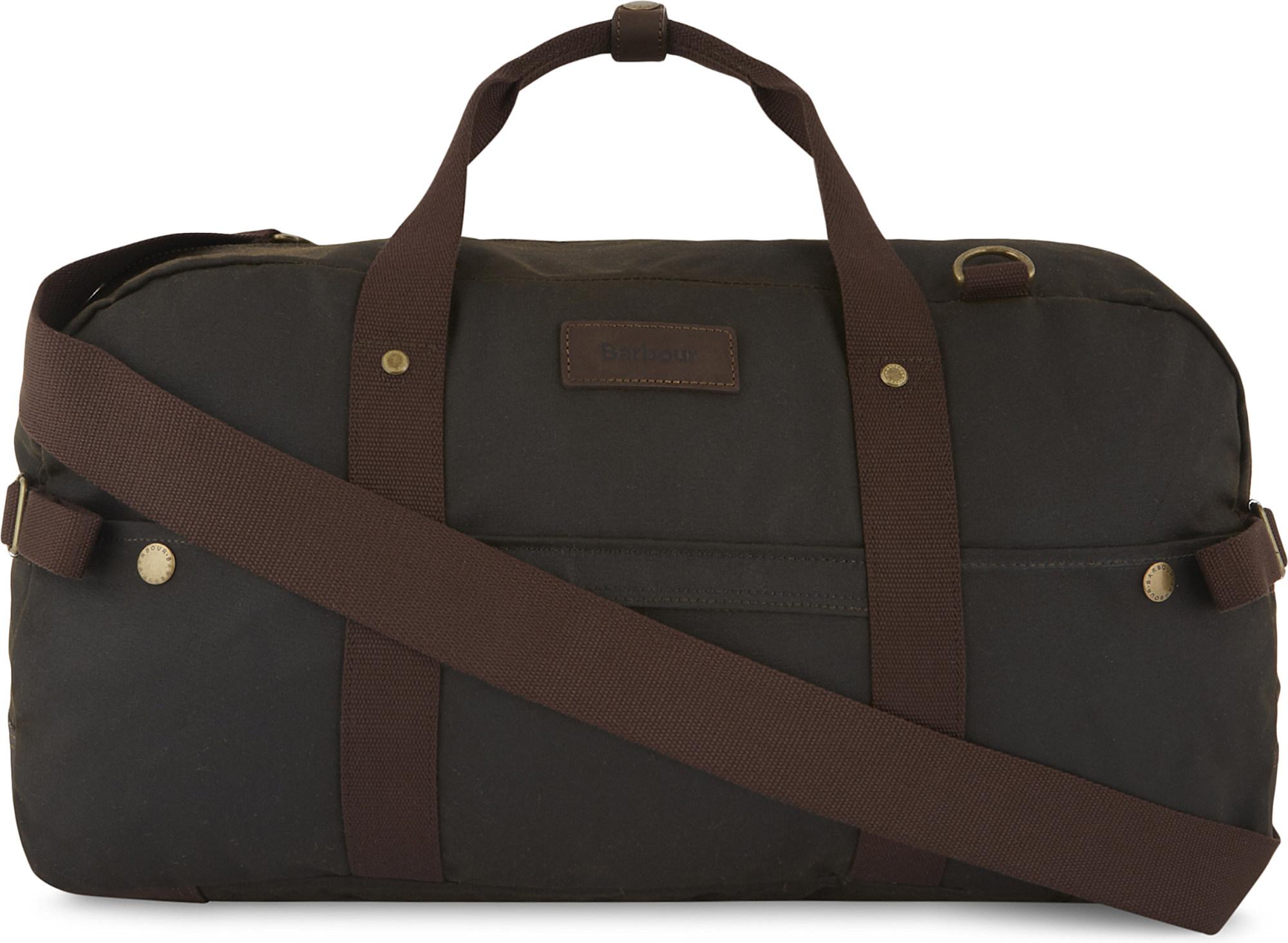 barbour archive holdall