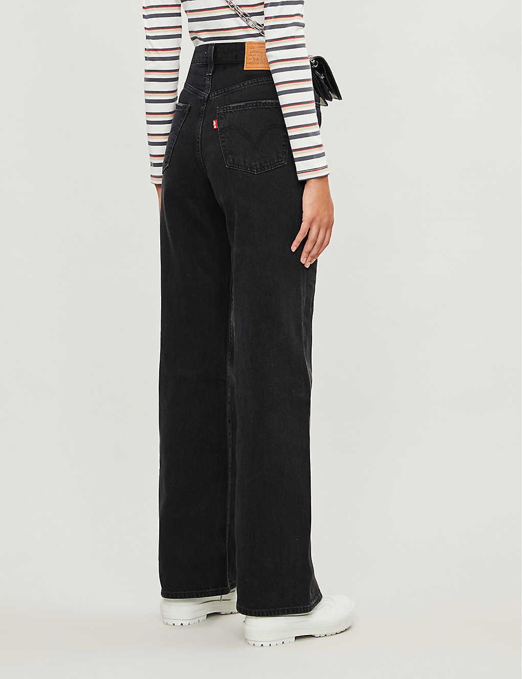 Black ribcage jeans Clearance