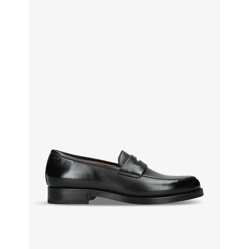 Bally elasticated-panels leather loafers - Black