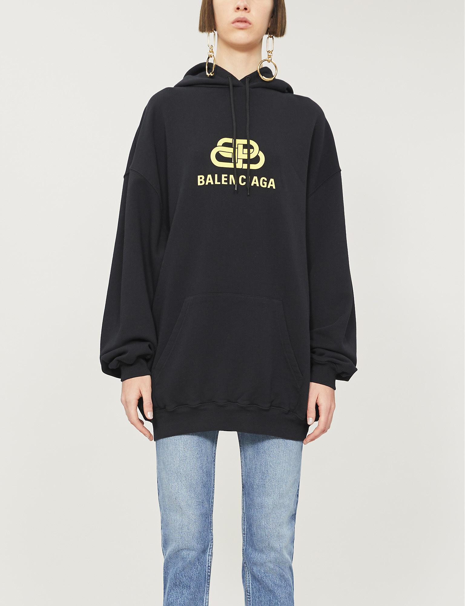 balenciaga hoodie selfridges