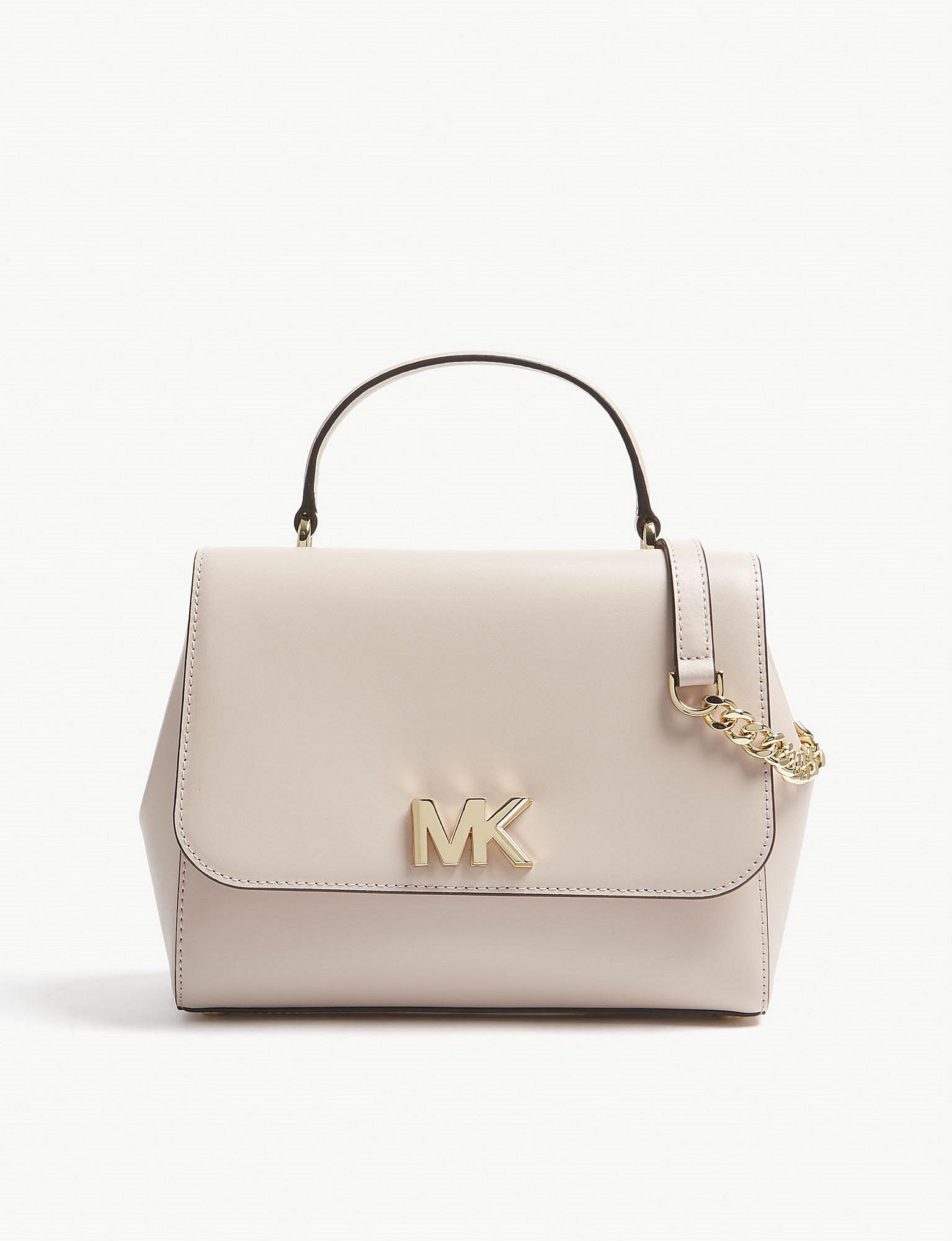 mott medium leather satchel