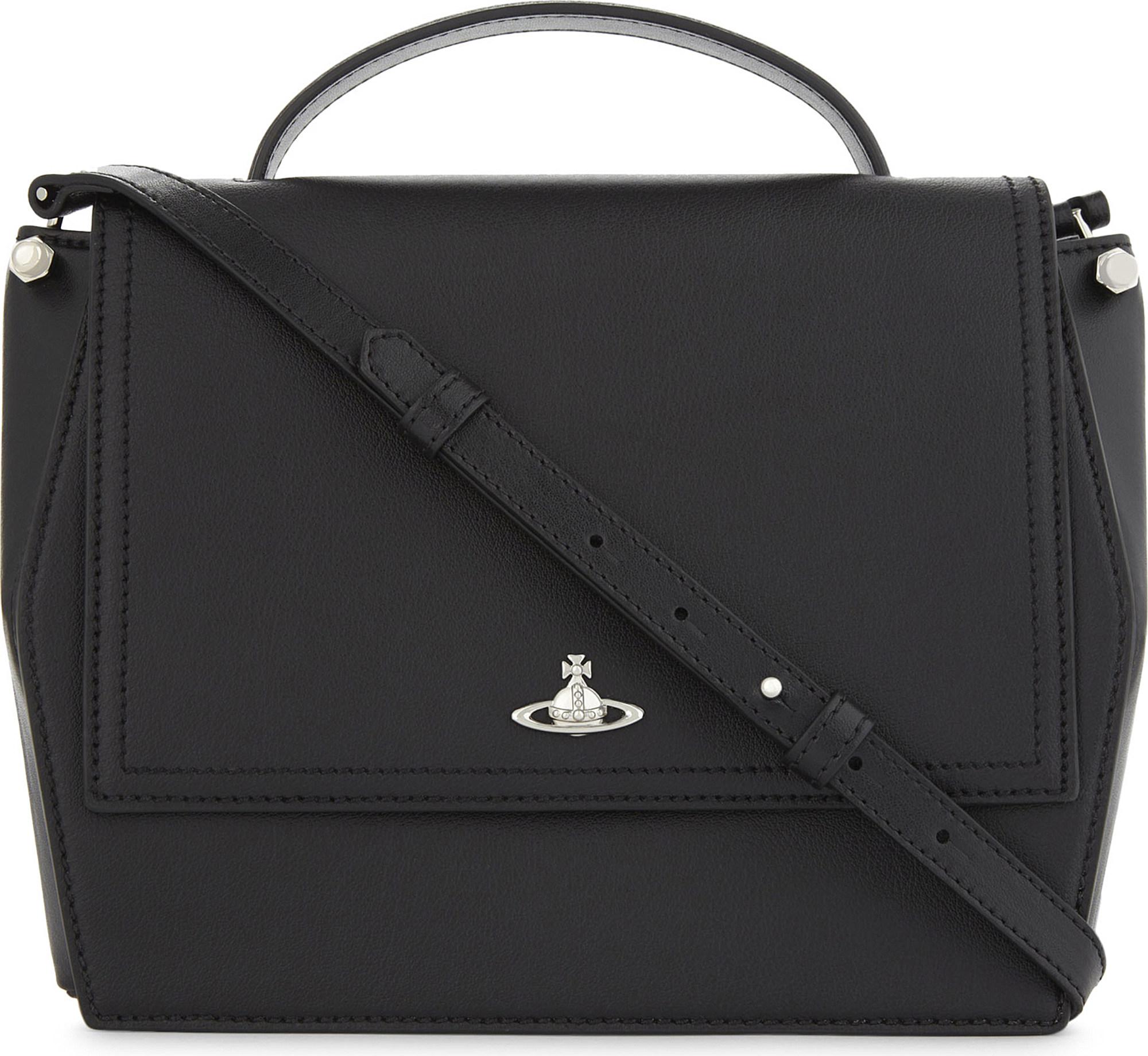 Vivienne Westwood Cambridge Leather Shoulder Bag in Black Lyst