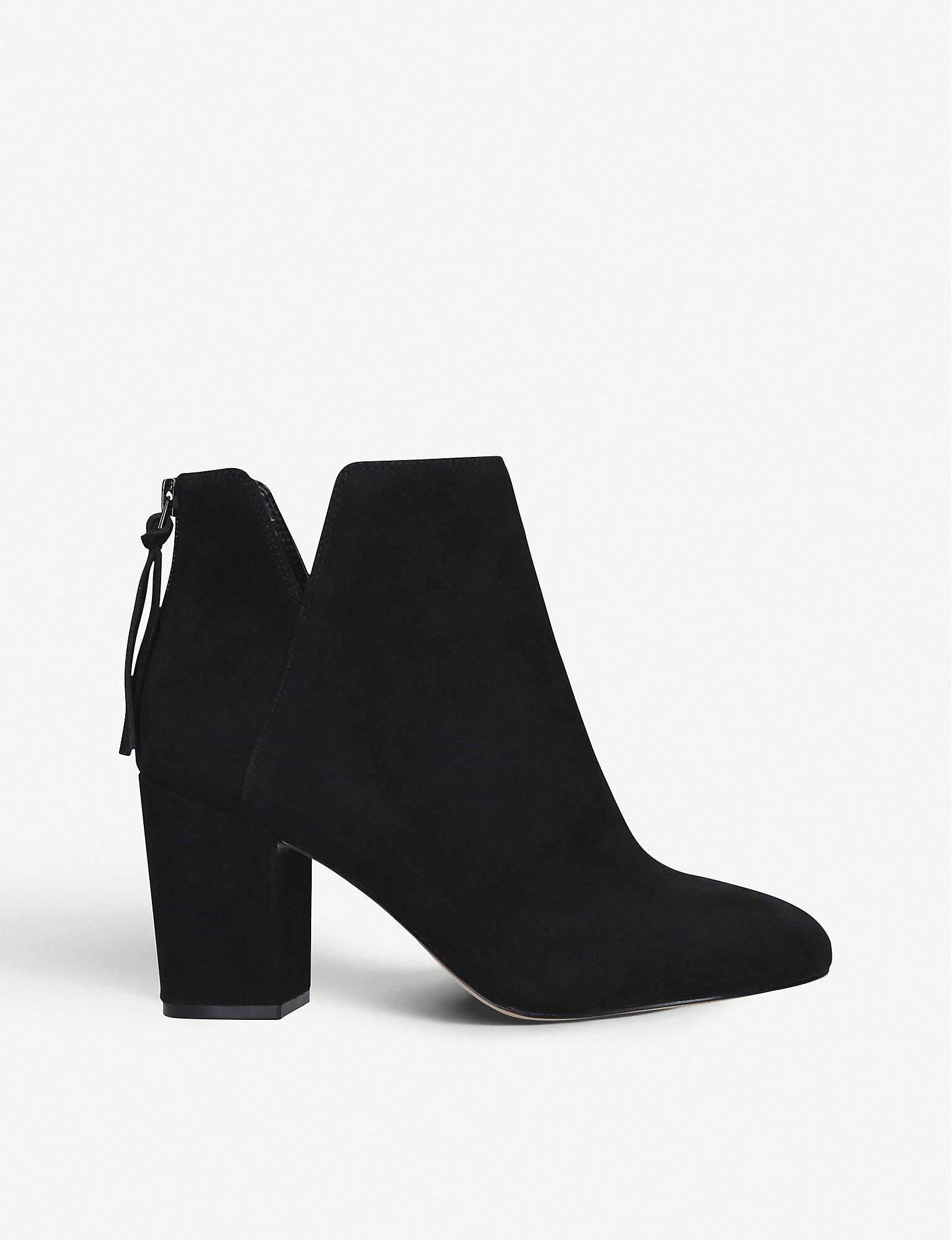 ALDO Dominicaa Suede Ankle Boots in Black Suede (Black) - Save 1% - Lyst