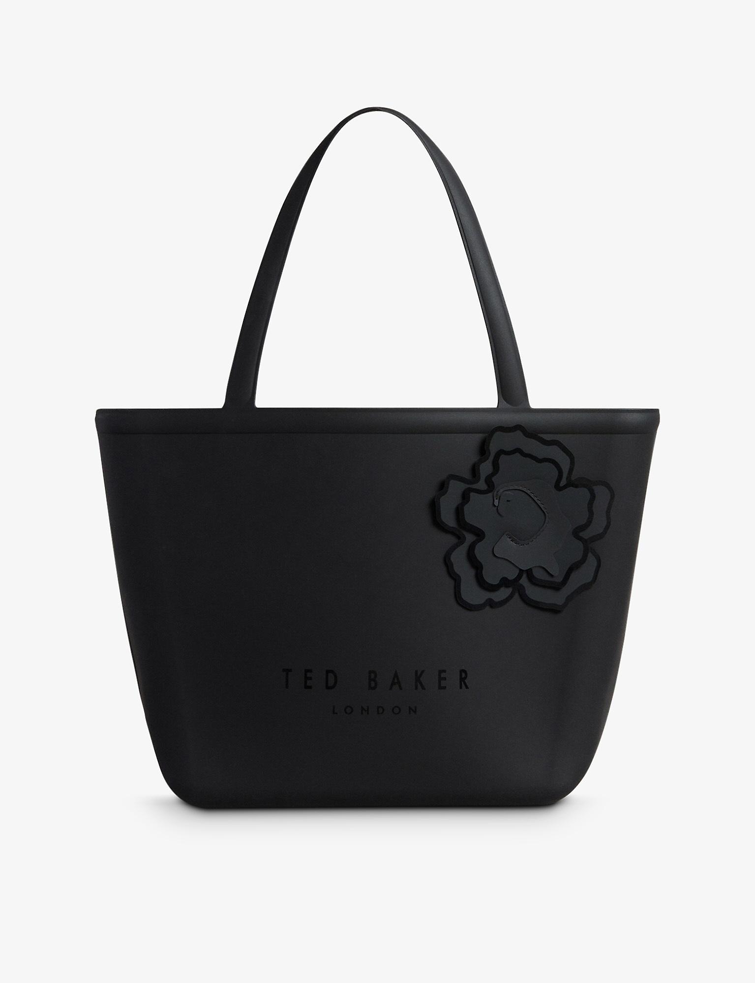 Ted Baker Jelika Magnola Floral Wash Bag in Black