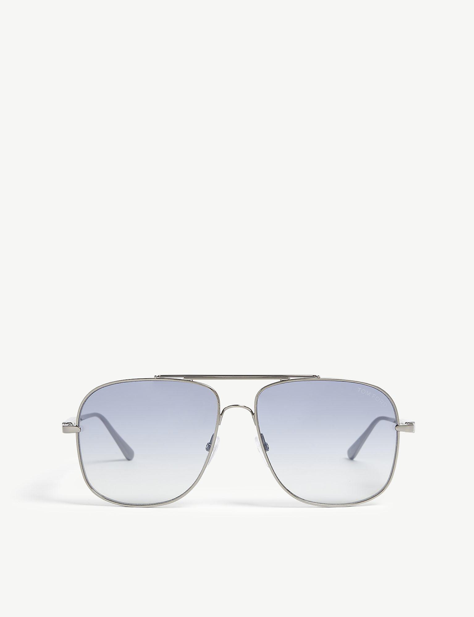 Tom Ford Jude Aviatorframe Sunglasses in Grey (Gray) for Men Lyst