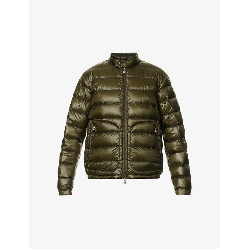 Moncler Acorus Quilted Regular-fit Shell-down Jacket in Green for Men | Lyst