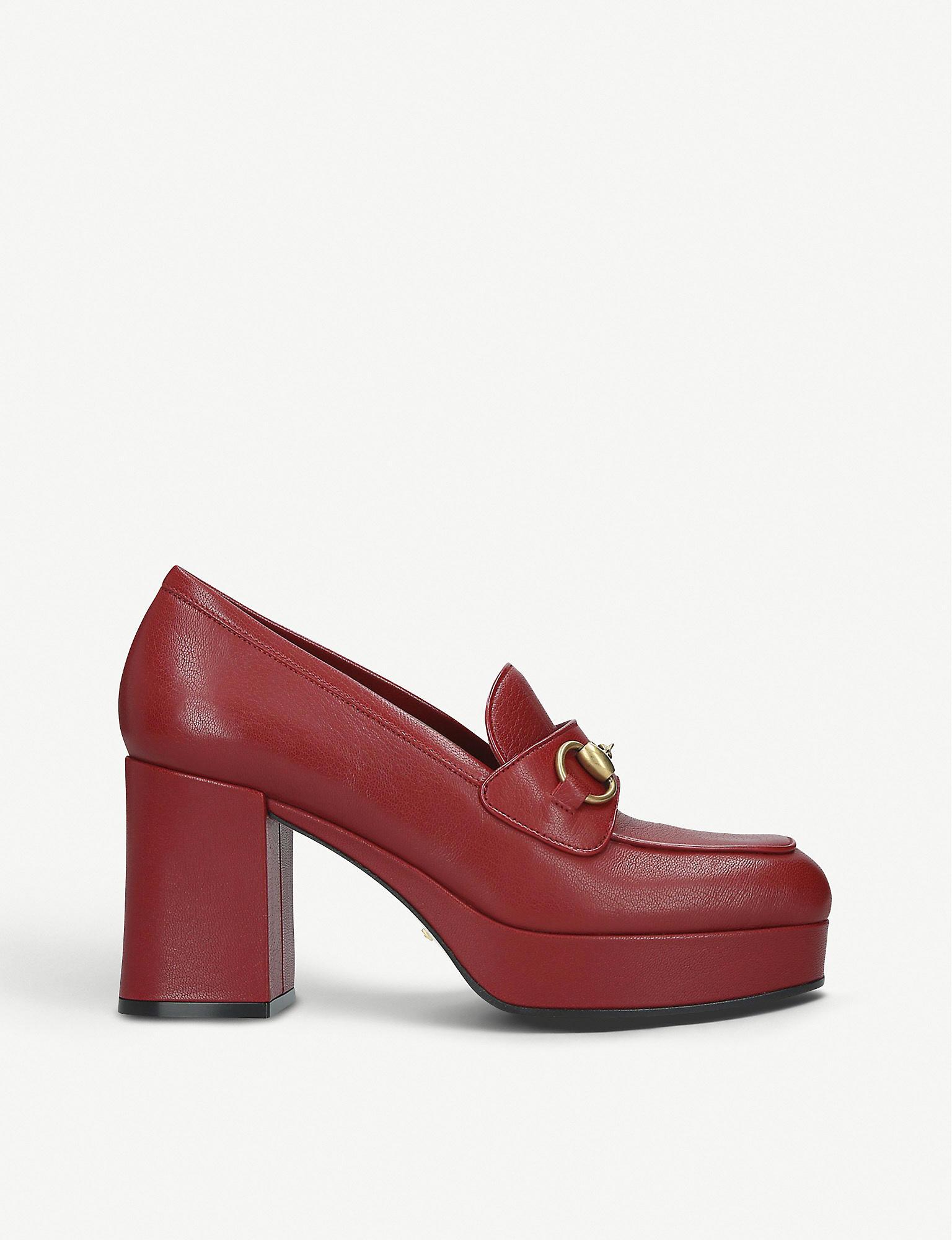 gucci houdan 15 platform loafer