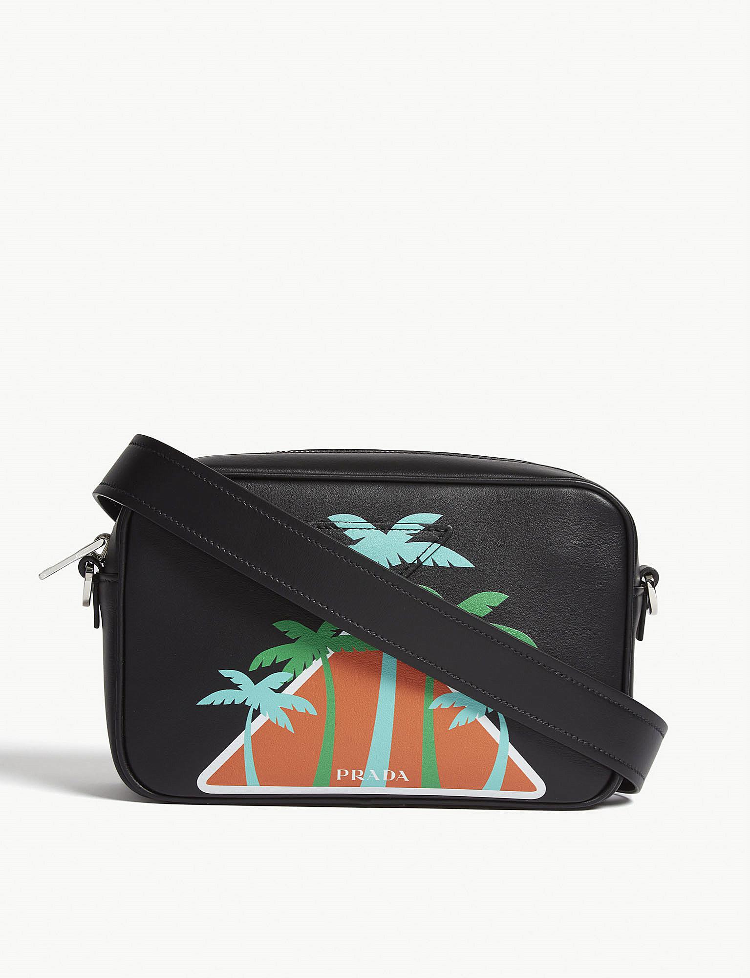 prada palm tree bag