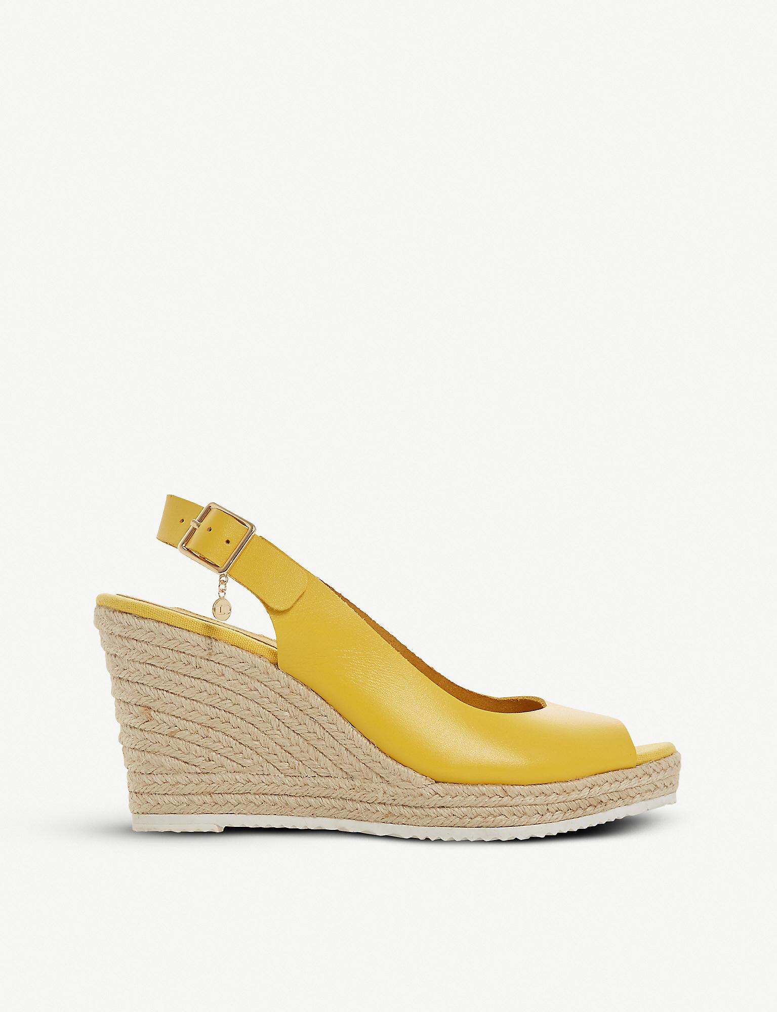 dune yellow sandals