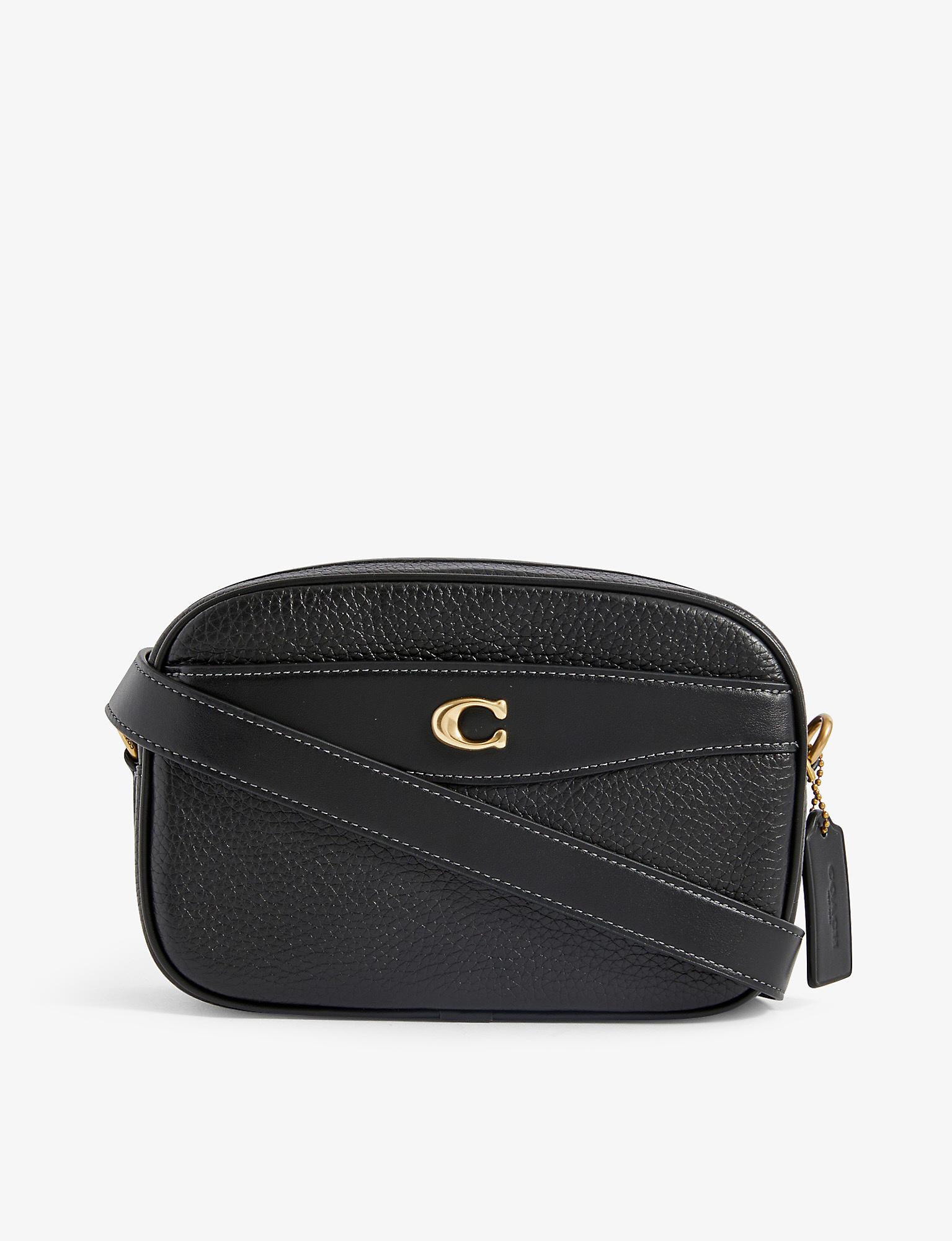 coach-logo-embellished-leather-cross-body-camera-bag-in-black-lyst