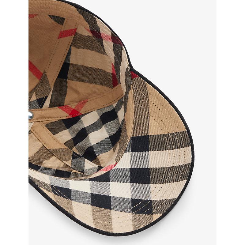 Burberry Six Panel Curved Brim Twill Cap in Black for Men Lyst UK