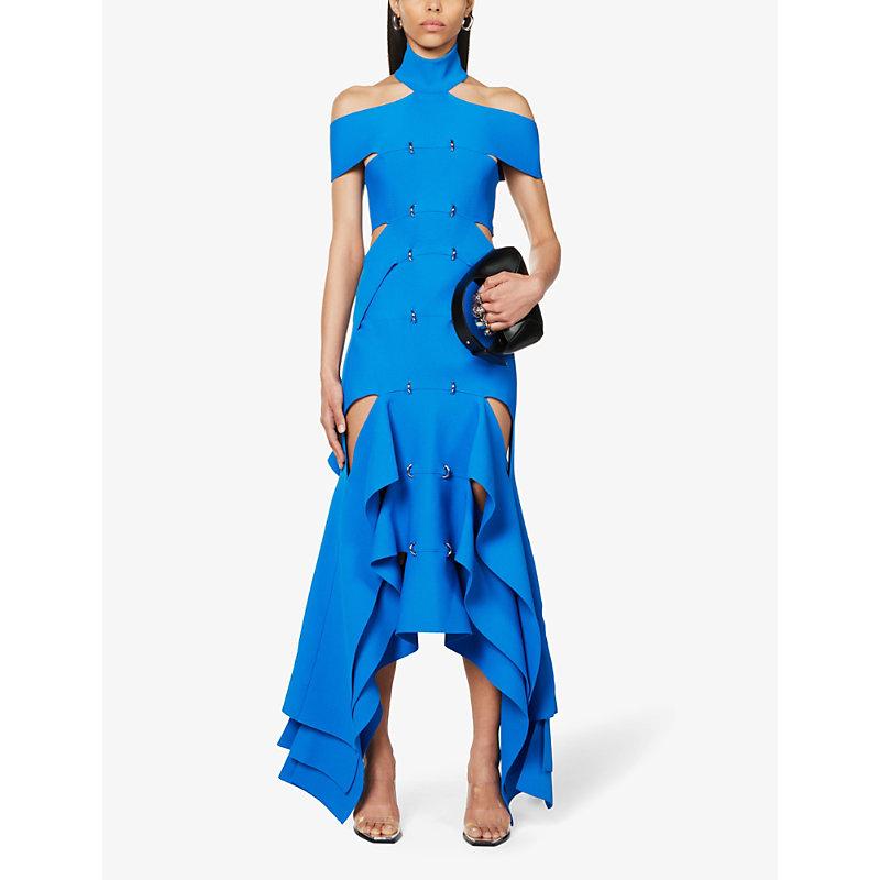 ワンピース Alexander McQueen Dresses Blue Alexander Mcqueen Long blue Dress - Blue - Women
