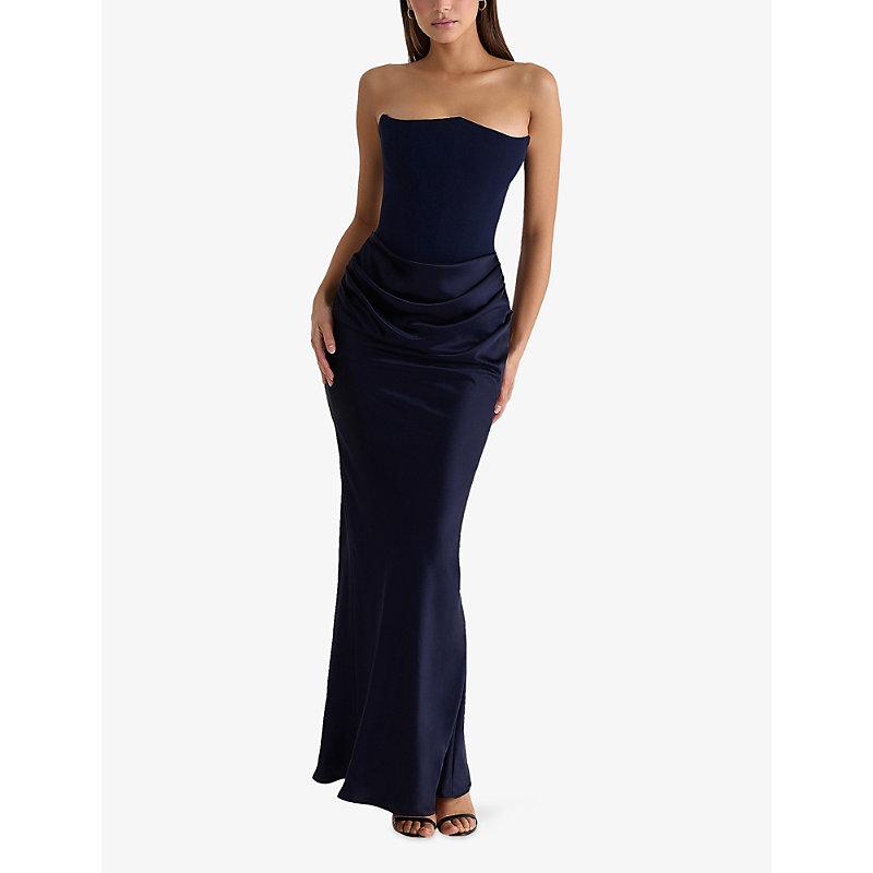 house of cb blue dress Persephone Corset Woven Maxi Xs (A-C Cup) in Turn heads in this Size:Womens 24 $51 - $100 Blue floral dress Ten Tips for Steaming
