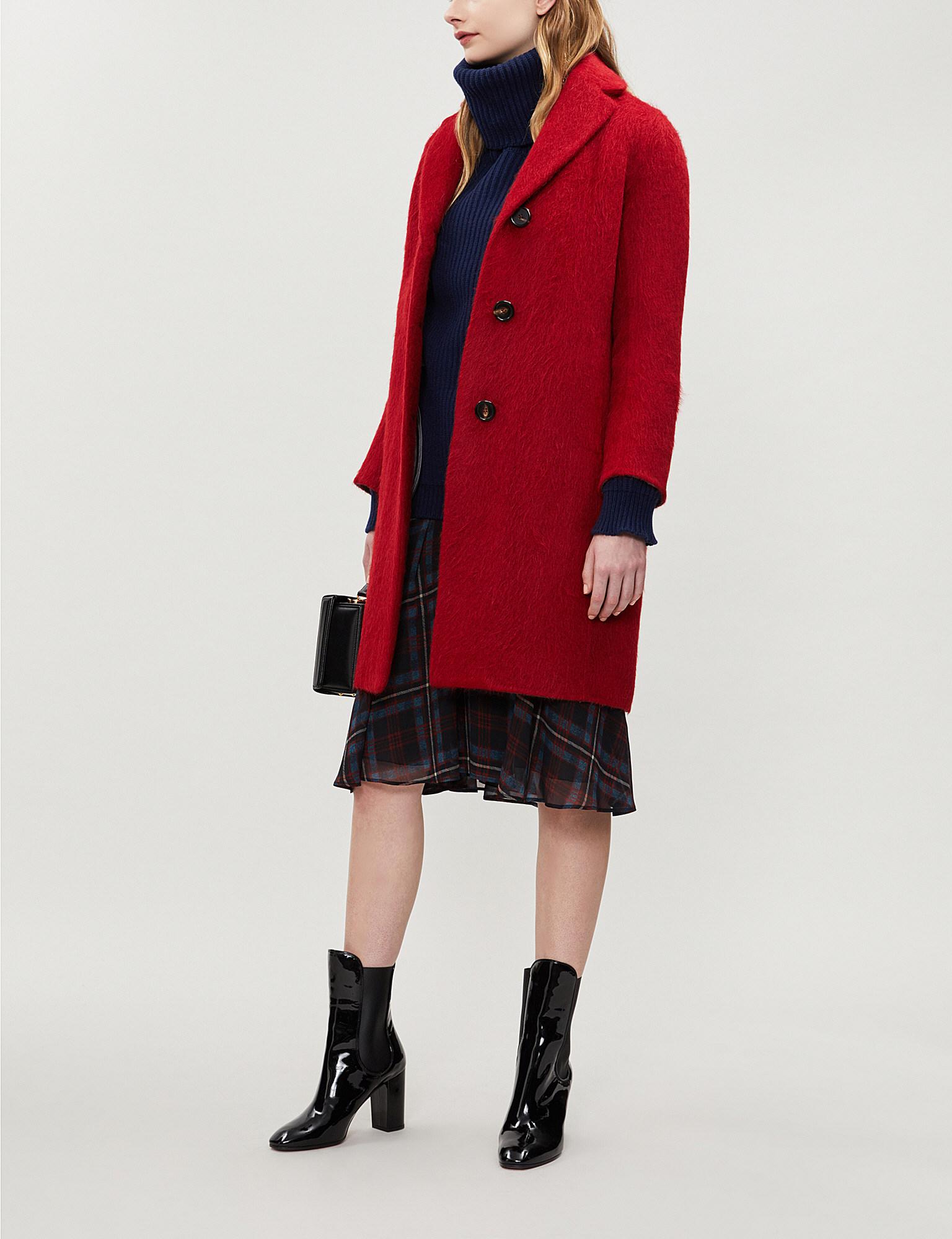 max mara red coat